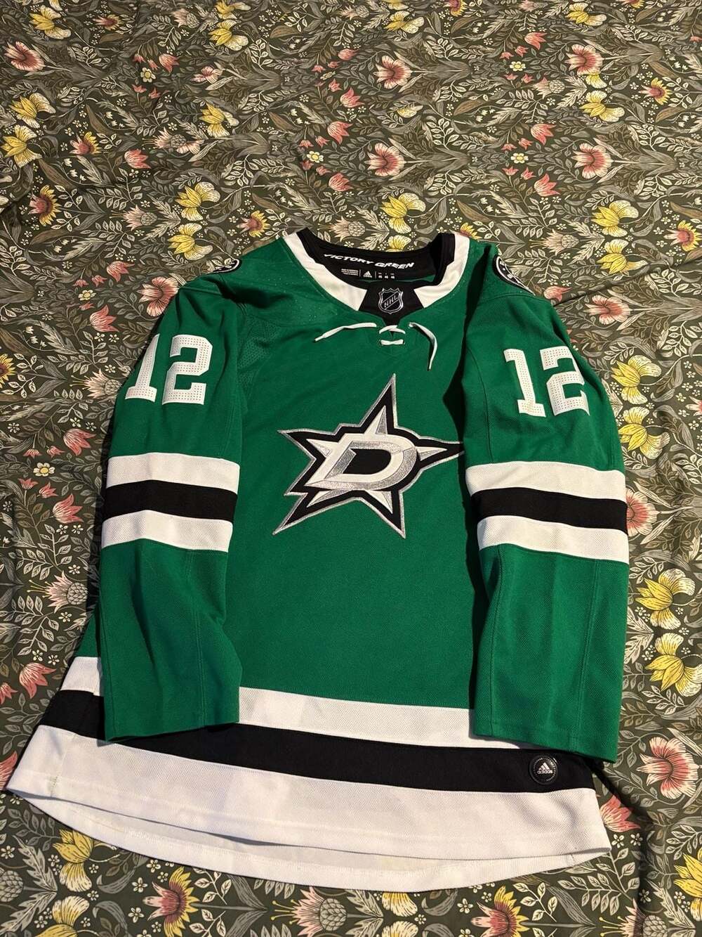 Radek Faksa Adidas Dallas Stars Women’s Hockey Jersey Size 46 Green